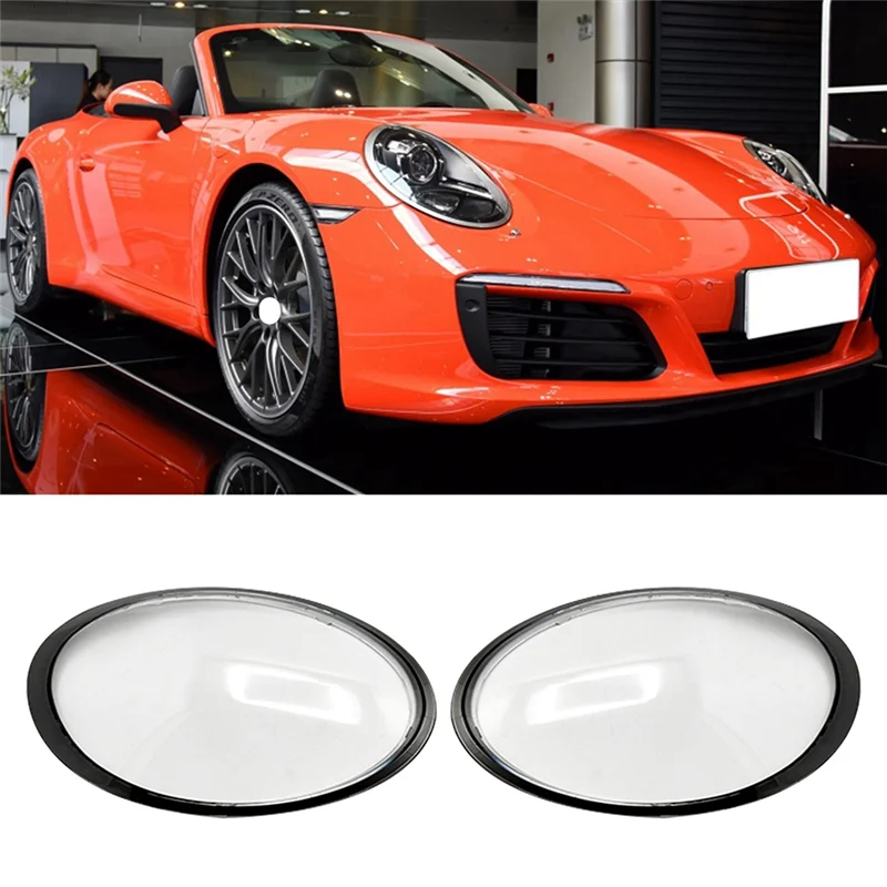 جديد وصول العلوي الظل ل 991 911 Targa/Carrera 2012-2018 اليسار حافة سوداء شفافة