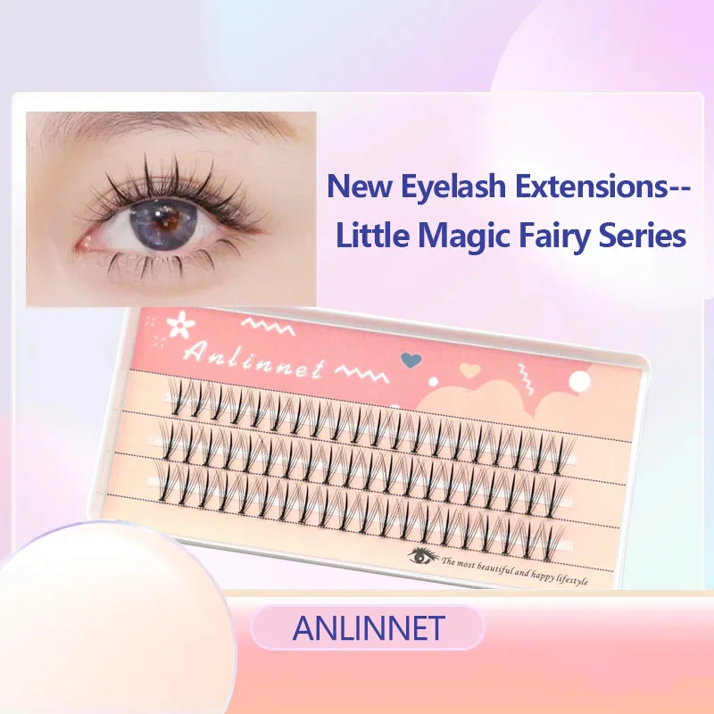 Korean Professional Makeup 60 Clusters A/M Eyelash Personal DIY Spikes Eyelash Natural Eyelash Extension Coaplay False Eyelashes