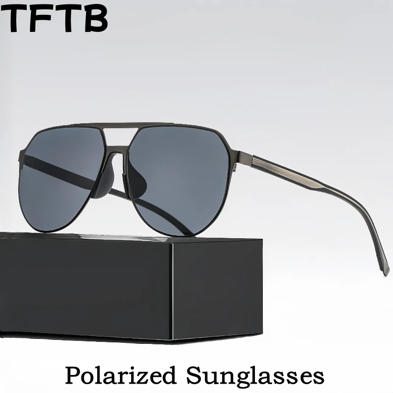 

TFTB Fashion Trend Pilot Men's Nylon Polarized Sunglasses High Quality UV Protection Driving Optical Prescription Glasses 2519
