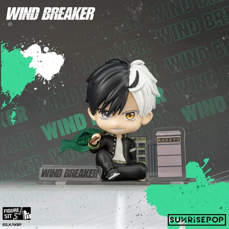 

original SUNRISEPOP WIND BREAKER Anime ambitus Sakura Haruka Q version Garage Kit acrylic Scene ornaments toy