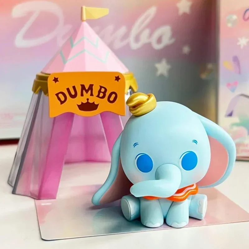 Miniso-caja ciega de la serie Dumbo Day Illusion, figura de juguete de moda, caja de regalo sorpresa, modelo de juguete, regalos bonitos, producto famoso de Disney, nuevo