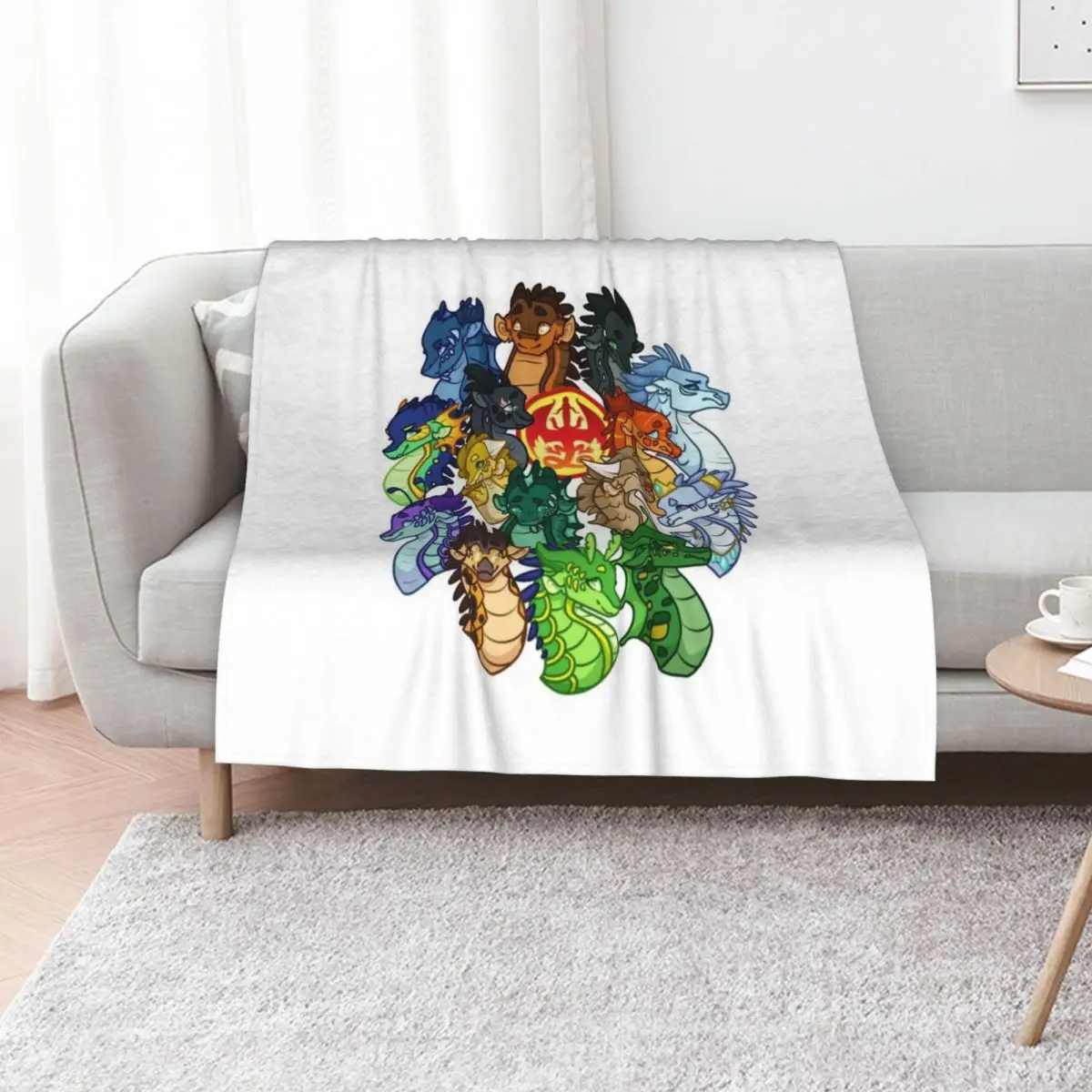 Wings of Fire Throw Blanket Comforter Winter beds Blankets Sofas Of Decoration Plaid Decoratives valentine gift ideas Blankets