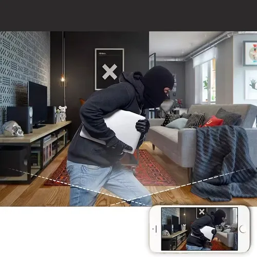 Imagen 2 del producto Repetidor Wi-Fi con Cámara Mini, Interfaz Multifunción, HD Portátil, Cámara Inalámbrica Doméstica, Extensor de Monitoreo Remoto por Wi-Fi