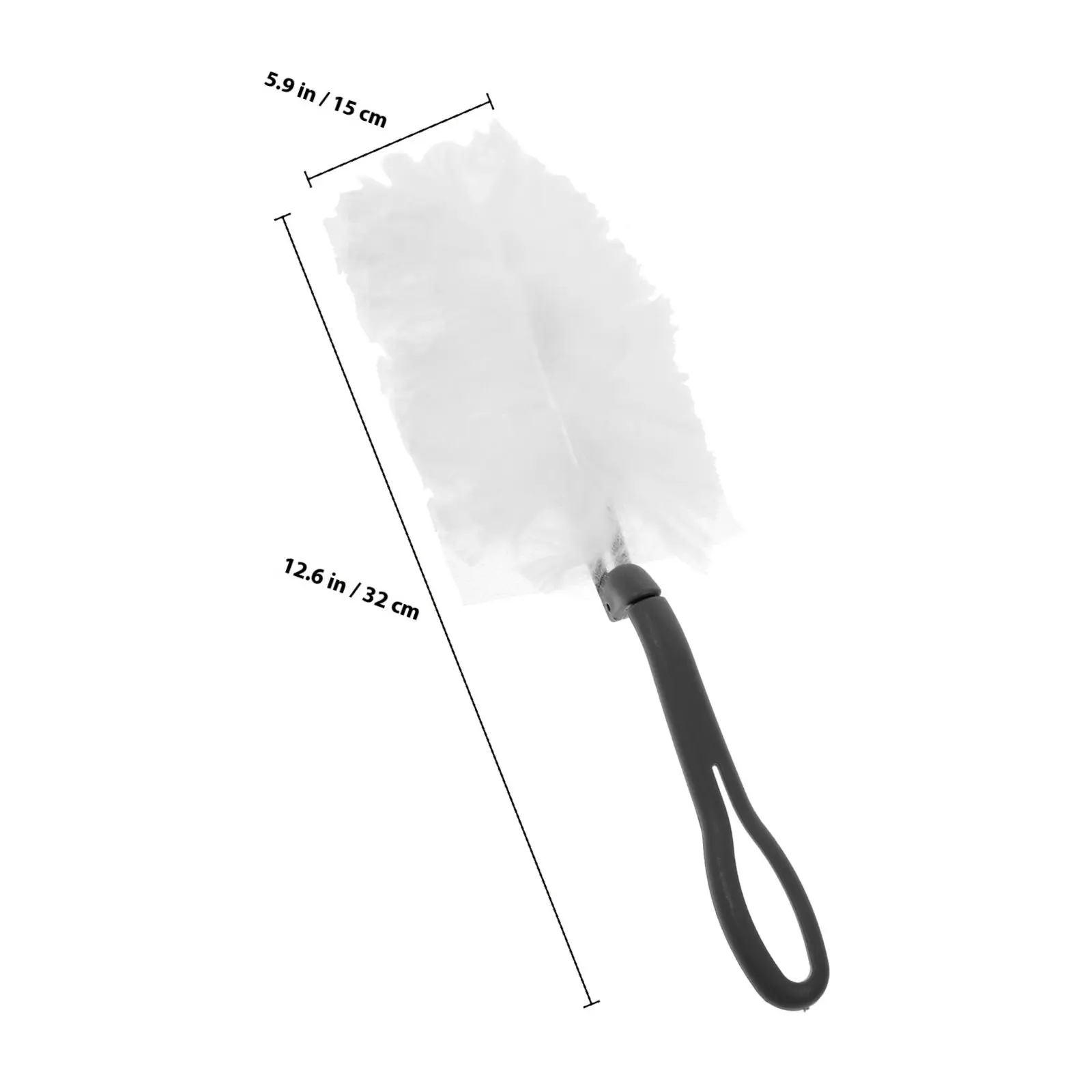 10Pcs Dusting Duster with Handle Replacement Heads Home Car Cleaning Brush Office Hand Duster for Sofa Table Cabinets