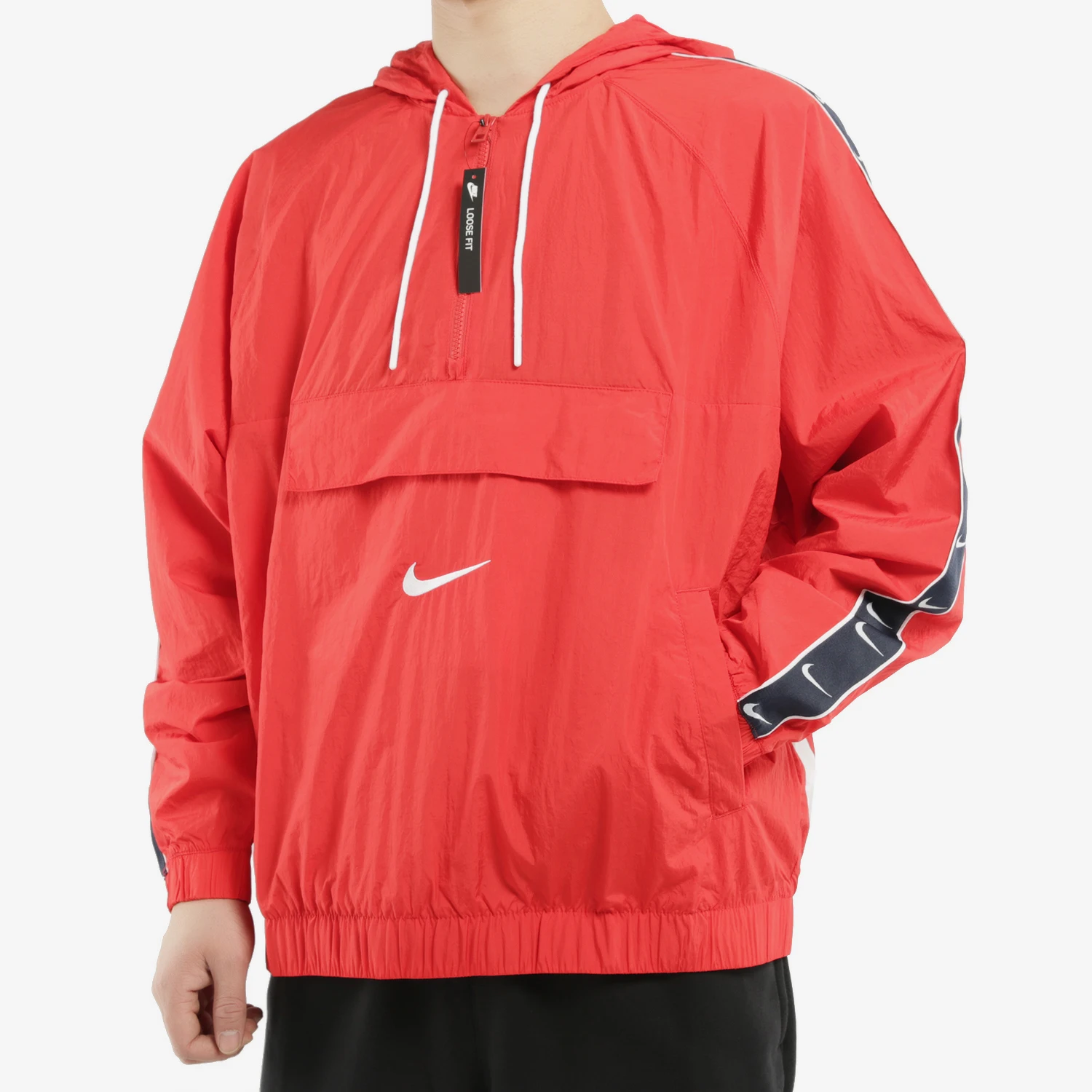 Nike genuine warm winter men's hooded half zip pullover CD0420-657
