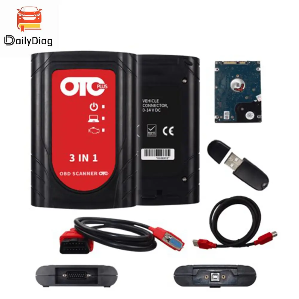 

OTC Scanner OTC PLUS 3 in 1 GTS TIS3 OBD2 Diagnostic Tool for Toyota for Nissan/Vol Global Techstream Offline Coding/Programming