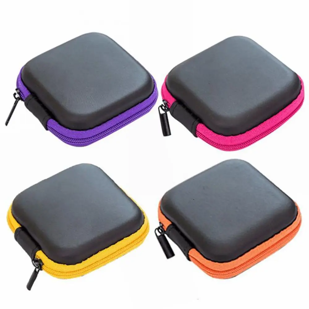 Mini Memory Card Protective Case USB Cable Organizer Hard Case Earphone Bag Earbuds Pouch Storage Box Headphone Holder Case