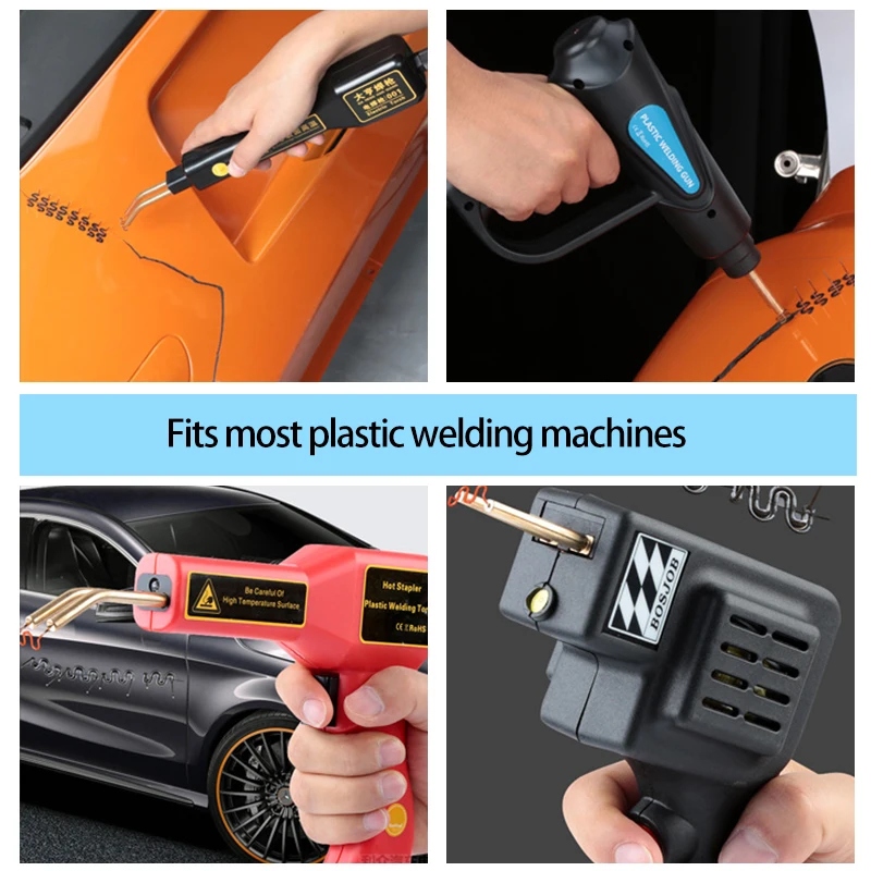 0.8mm Welding Nails Car Bumper Repair Welding Nail Plastic Parts Repair Welding Plastic Welder Repair Nails Kit Hot Stapler