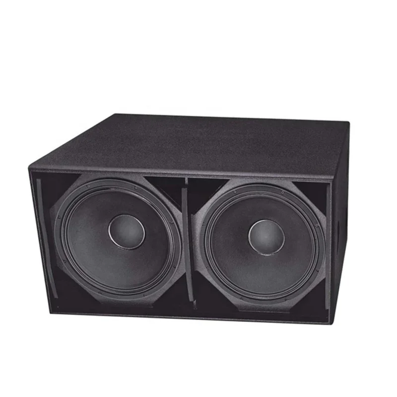 

Dual 18 Inch 18mm HD MDF Environmental Harden Painted Aluminum Cone Subwoofer Professional Passive Line Array Speaker