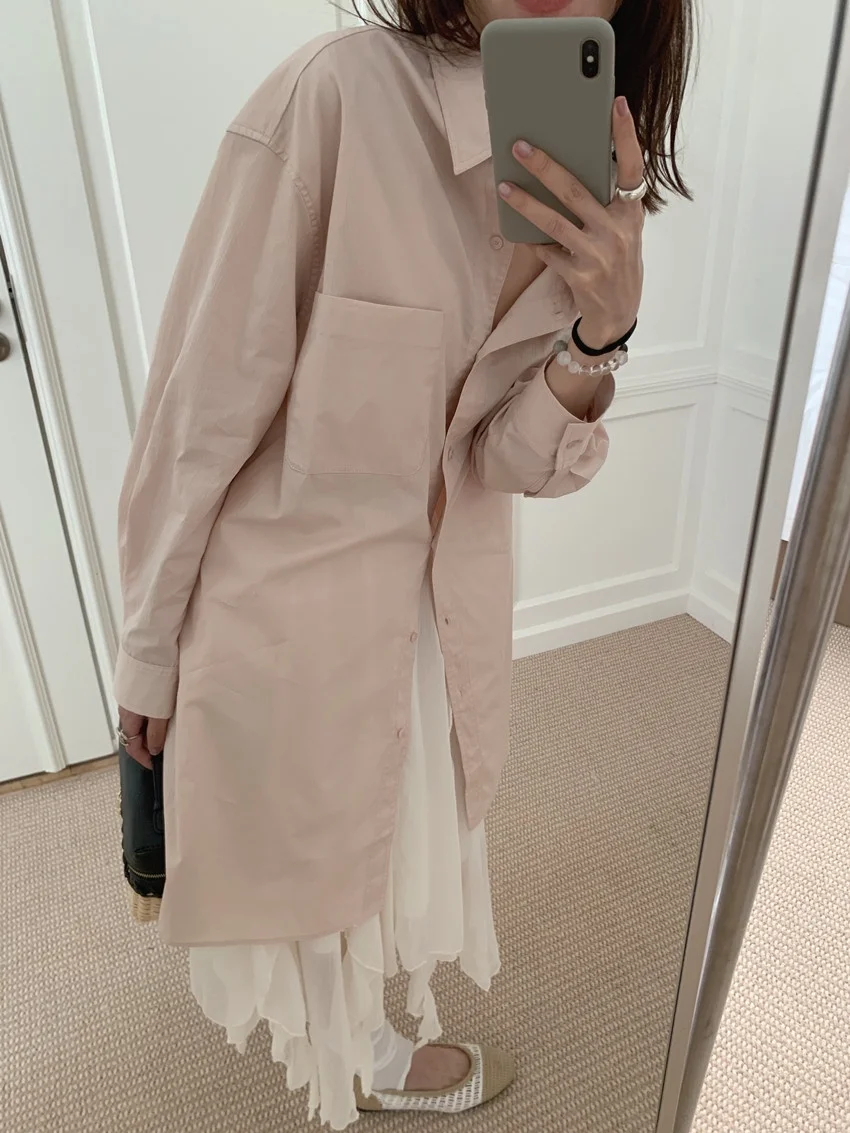 Alien Kitty Office Lady Women Two Pieces Sets Spring New Slim 2026 Elegant Shirts Bodycon Minimalist Sexy Maxi Skirts