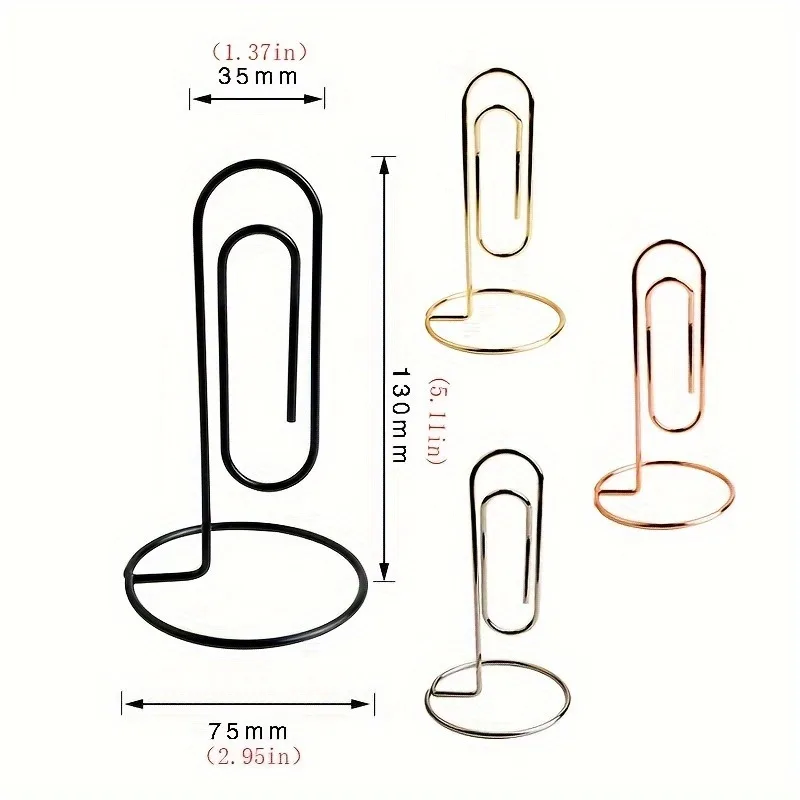 1pc Luxurious Golden Rose Desk Clip-Stylish Organizer for Note Management,and Chic Office Decoration-Perfect Accessory for Home