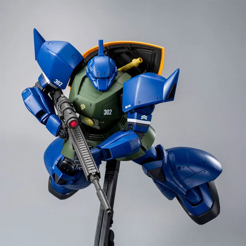 Bandai Original MG MS - 14A Gelgoog 1/100 figura de acción de Anime modelo de ensamblaje juguetes coleccionables adornos regalos para niños