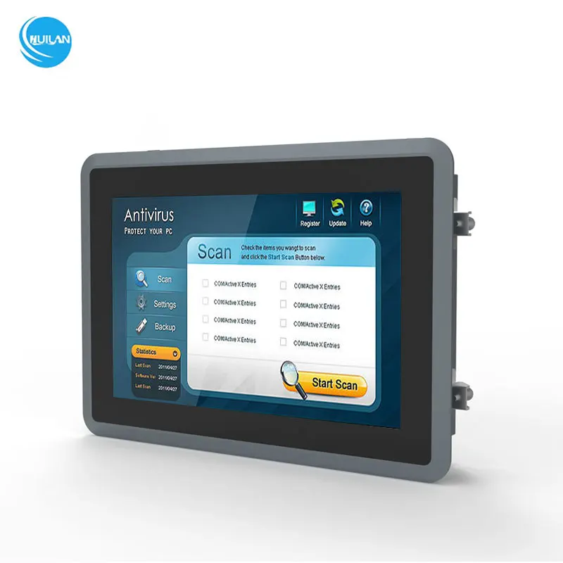 جهاز كمبيوتر صناعي OEM مقاس 13.3 بوصة مزود بتقنية Linux Windows Android IP65 ولوحة لمس مقاومة للماء للاستخدام الصناعي #4