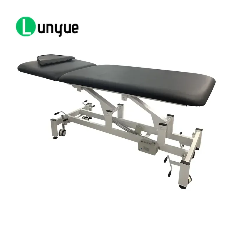 Electric Folding Massage Bed Modern Spa Furniture with Removable Face Pillow High Density Sponge PVC Pad Comfortable