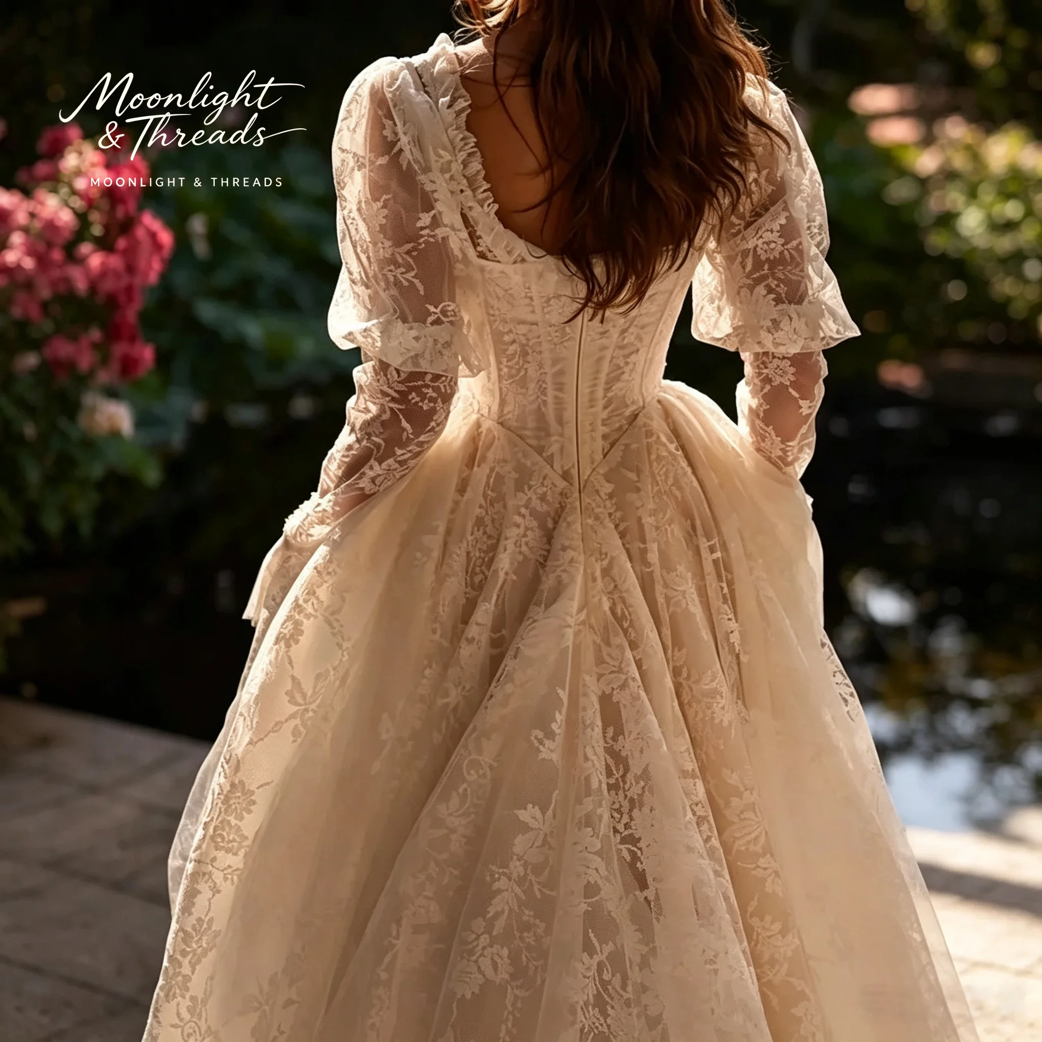 ชุดเดรสยาวสีขาวงาช้างแบบเปิดไห - Embroidery White Dress บทวิจารณ์และราคา