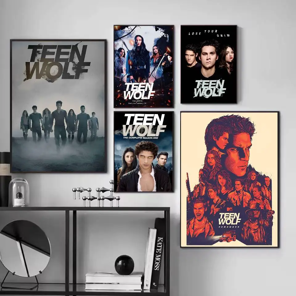 في سن المراهقة وولف RMovie TVt ملصق فني ذاتي اللصق ملصق مضاد للمياه مقهى غرفة النوم جدار ديكور