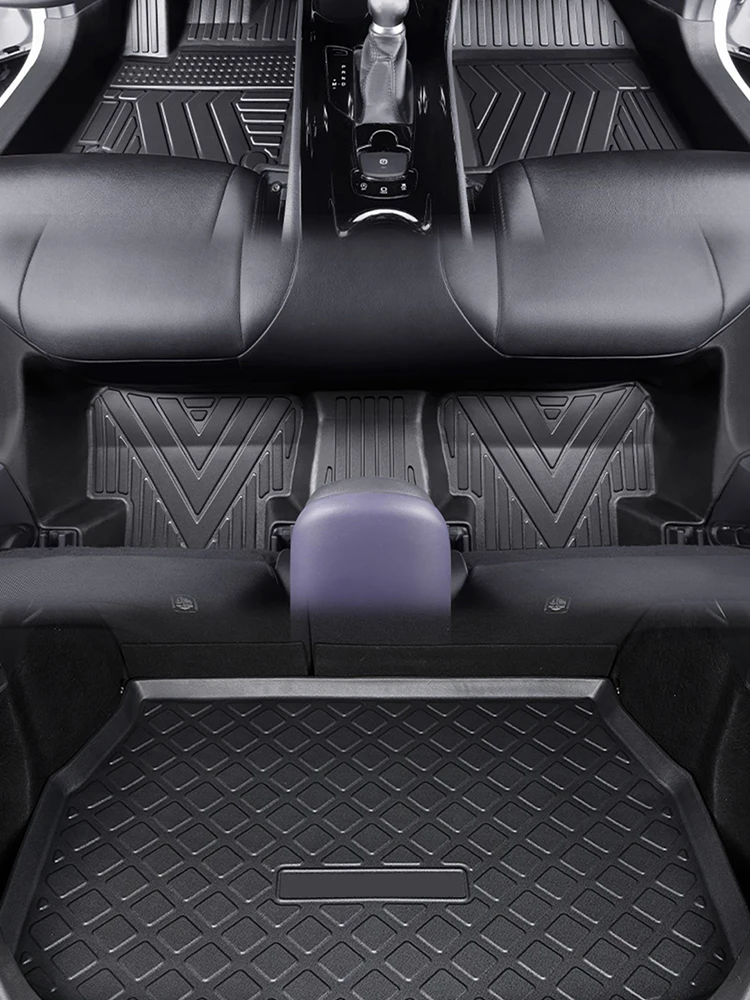 Gummi-Fußmatten-Set für Toyota Chr 2022, wasserdicht, Dropshipping, Innenraumzubehör, Teppiche, hochwertige Qualität. – Detail 2