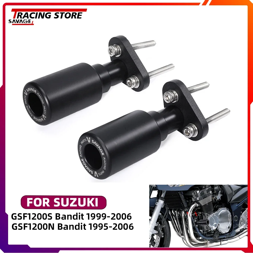 Frame Slider Crash Protector For SUZUKI GSF 1200N 1200S Bandit Motorcycle Accessories GSF1200 Engine Crash Falling Protection