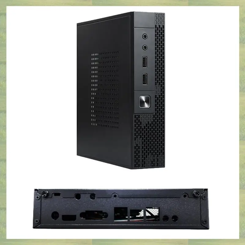 

N75R-Mini-ITX HTPC For Case Box Chassis Monitoring Server Chassis Industrial Control Computer USB AUDIO Ports Enclosure Spare Pa