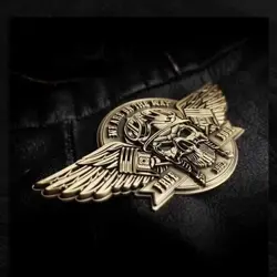 Retro Motorcycle Cartoon Metal Brooch Creativity Fashion Enamel Skull Pins For Friend Fans Boutique Medal Gift Badges Collecting