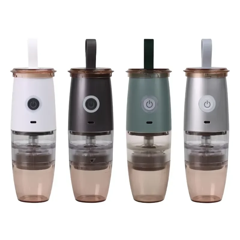 EE1 for Wireless Stainless Steel Coffee Grinder Portable Electric Burr Mill USB Charging Touch Control for Household Car view 6
