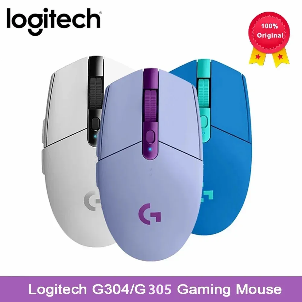 Logitech-g304, g305, mouse sem fio, programável, para escritório, desktop, laptop, lol