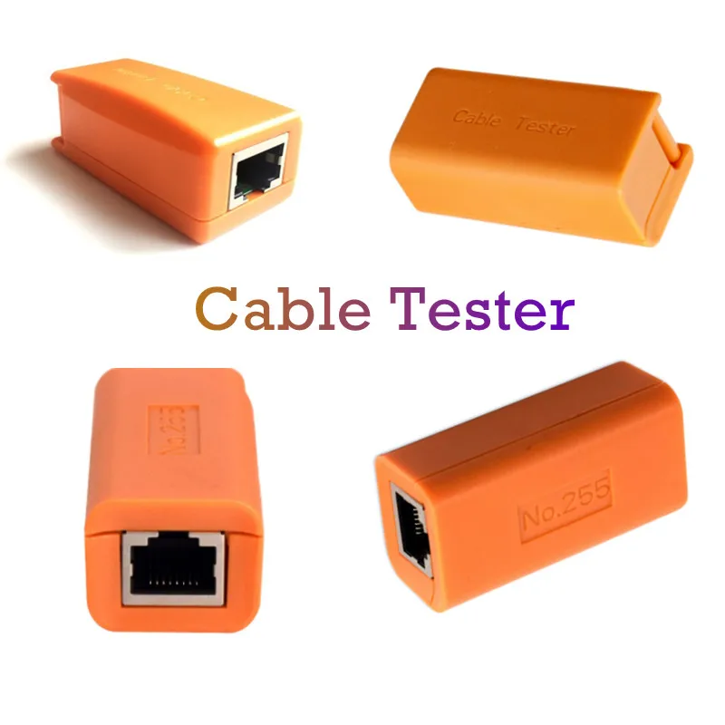 Kabel UTP Tester NO.255 do testera CCTV IPC do wykrywania bliskiego końca środkowego i dalekiego punktu usterki złączki kablowe RJ45