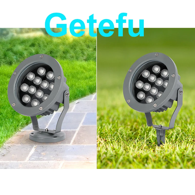 12W 18W LED Garden Lights Outdoor LED Waterprof Lawn Lamp AC85-265V 12V Landscape Spike Bulb IP65 Led Light Garden Path Spotligh