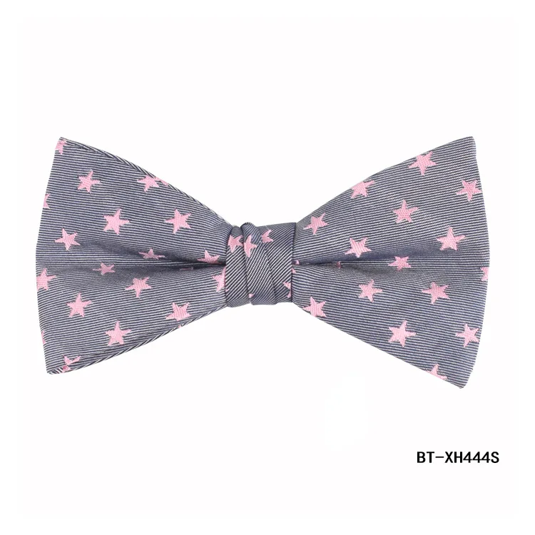 Men's 100% Mulberry Silk Bow Tie Floral Polka Dot Cartoon Pattern Multicolor Real Silk Bowknot High-end Business Banquet