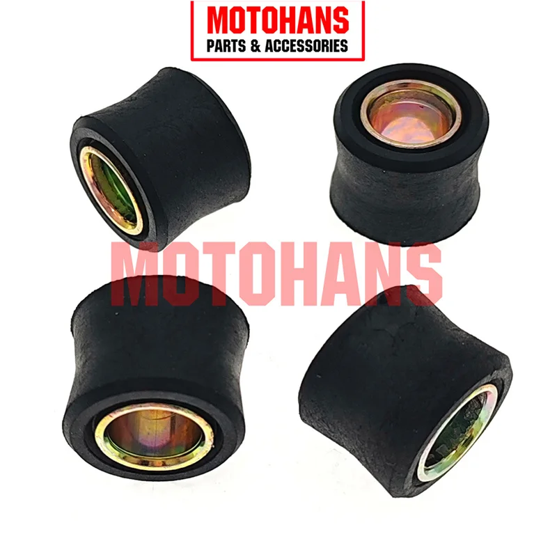 BX20120008 4PCS/SET MOTORCYCLE SCOOTER ACCESSORIES REAR SHOCK ABSORBER BUSHING RUBBER SLEEVE M12 25*21*12MM