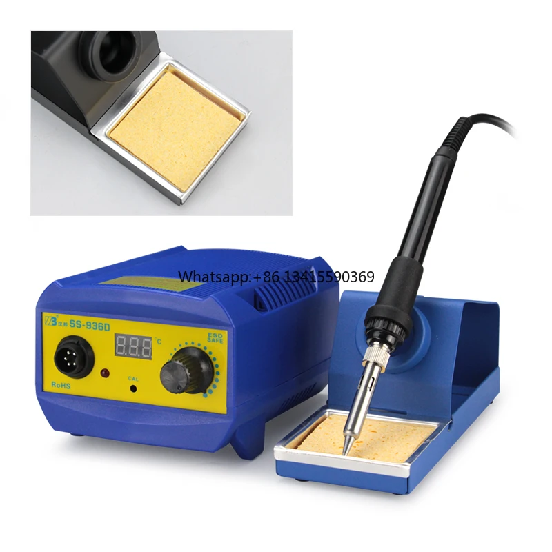 

SS-936D 220V Soldering Station Electric Soldering Iron 70W LED Display Portable Constant Temperature Rework Station Soldering