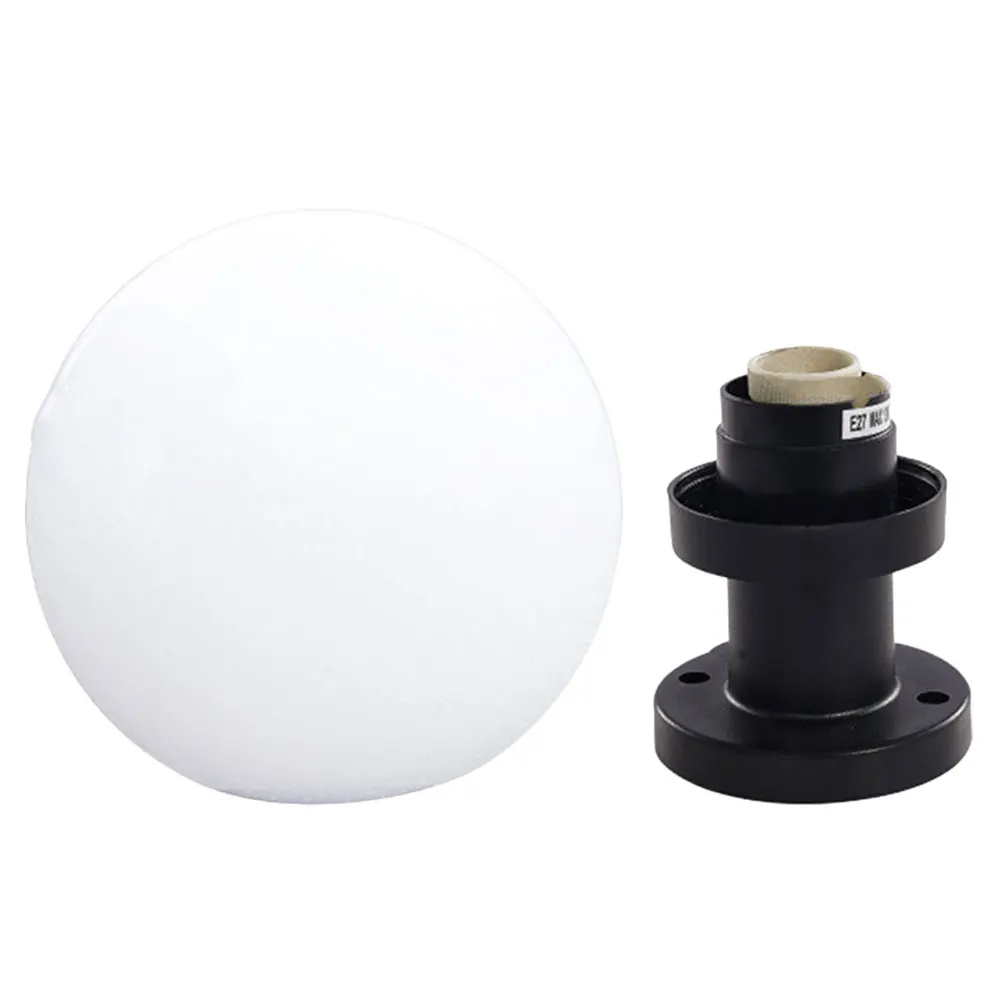 

Acrylic Round Ball Lampshade 15cm Post Waterproof Outdoor Garden Fence Lights Solar Lighting Patio Deck Yard Decor