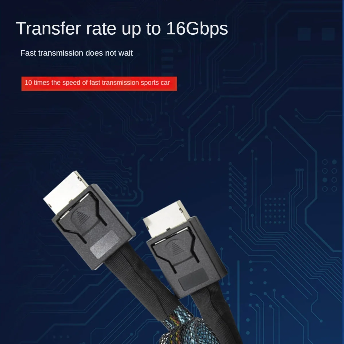50cm OCuLink PCIe PCI-Express SFF-8611 4i-OCuLink SFF-8611 SSD 데이터 활성 케이블
