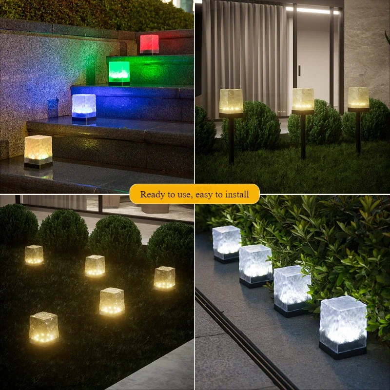 Nueva luz LED Solar para jardín, Villa impermeable al aire libre, patio, jardín, balcón, decoración, accesorios de iluminación subterráneos