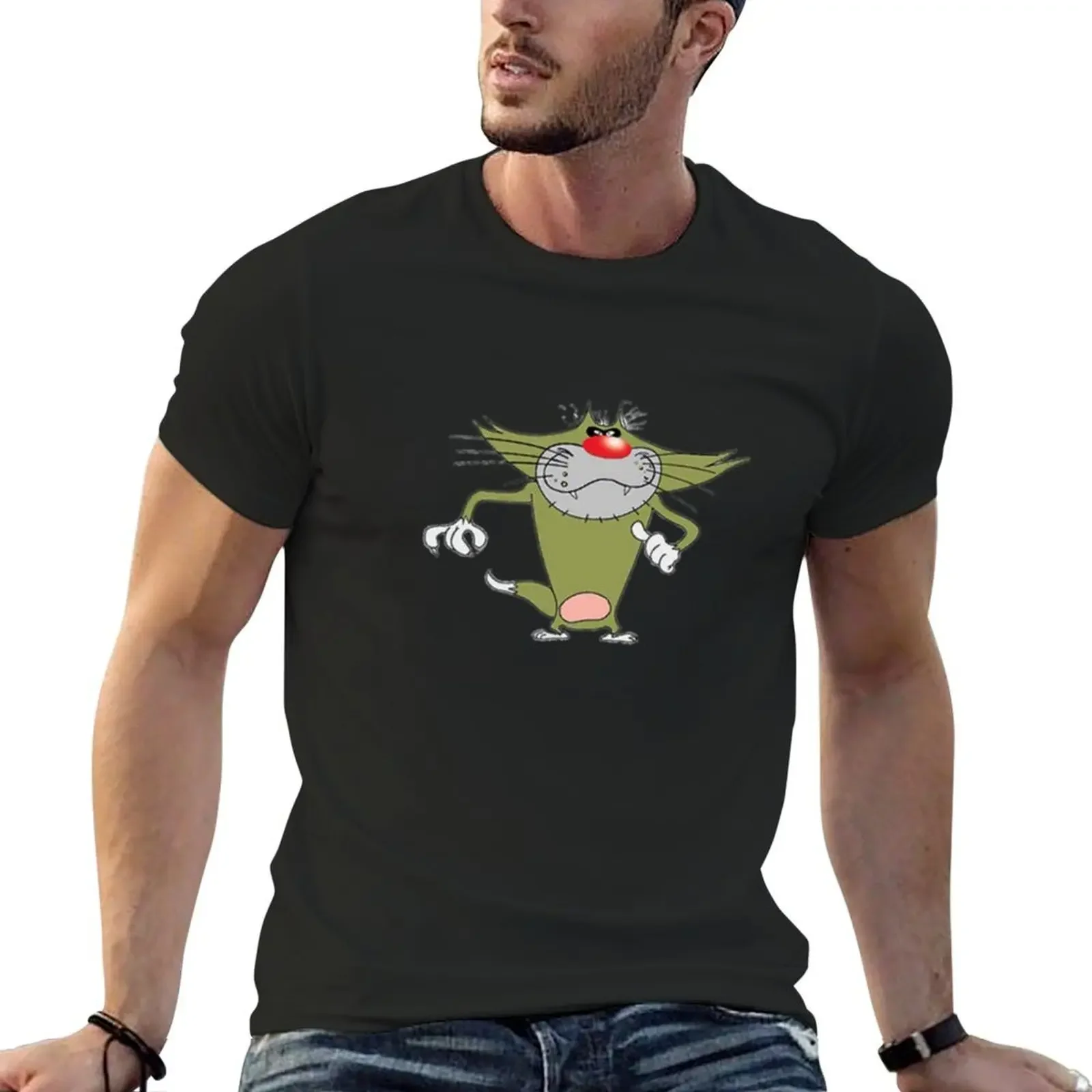 Oggy And The Cockroaches T-Shirt shirts graphic tee oversized t shirt aesthetic clothes shirts graphic tshirts for men