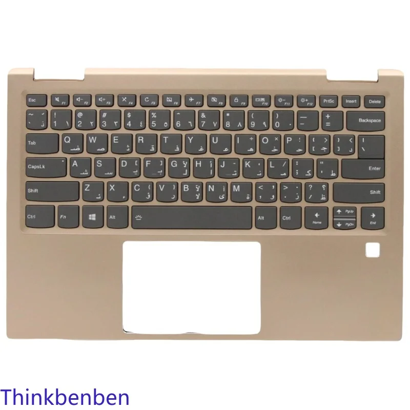 

ARA Arabic Copper Keyboard Upper Case Palmrest Shell Cover For Lenovo Ideapad Yoga 720 13 13IKB 5CB0N67878