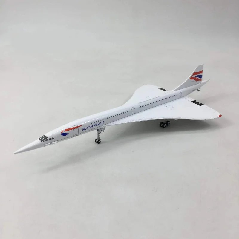 1:200 كونكورد الأسرع من الصوت طائرة دييكاست نموذج طائرة معدنية طائرة تحصيل الديكور هدية لمحبي الطيران عرض المنزل #6