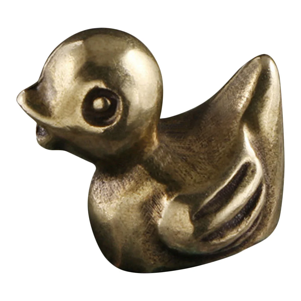 

Figurine Home Decor Statue Mini Animals Gold Sculpture Desk Nightstand Tea Table Feng Shui Bird Brass Animal
