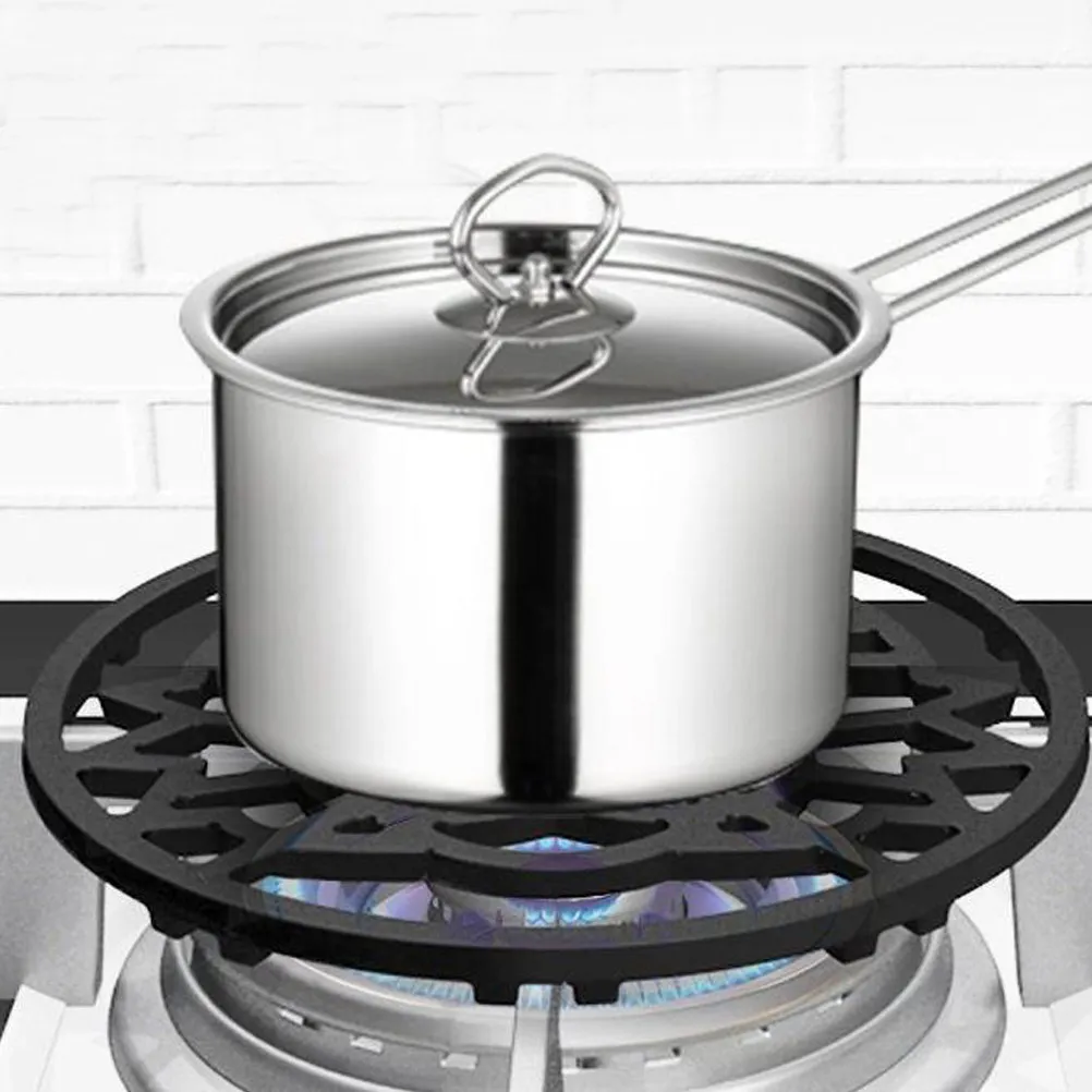 Kitchen Gas Stove Rack Cast Iron Wok Ring Multi Functional High Temperature Resistant Wok Support Balanced Pot Stand Stove