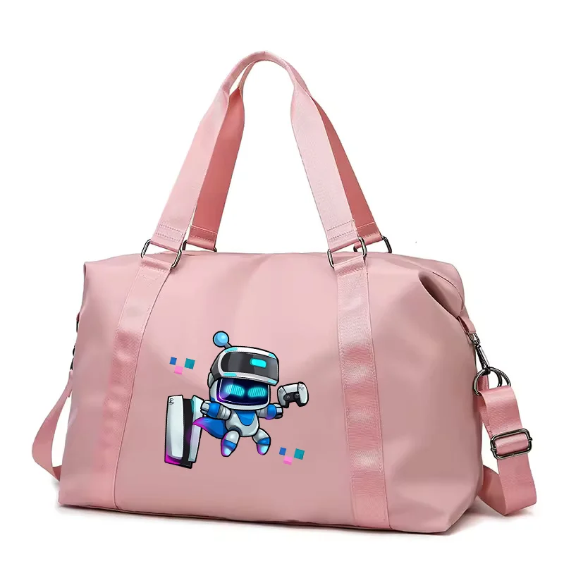 Astro Bot, bolso de diseñador para adultos, bolsas de viaje, deporte, gimnasio, almacenamiento de baile, equipaje de entrenamiento, bolsa de viaje impermeable, regalo de cumpleaños