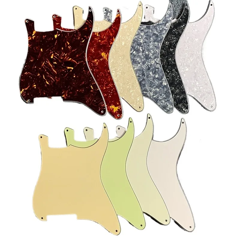 STSQ – protection de guitare électrique sans trou de ramassage, trois simples sans trou, bricolage, trou ouvert, simple Double planche