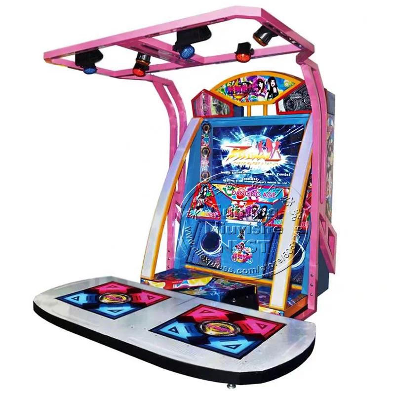 Low Price Teenagers Adults Music Dancing Games Amusement Park Indoor Sport Coin Operated Tickets Redemption Video Arcade Machine