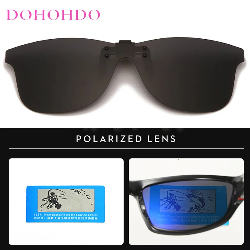 

2025 Brand Night Vision Photochromic Polarized Anti-Glare Sunglasses Women Men Clip-on Flip-up Lens Sports Drive Goggles UV400