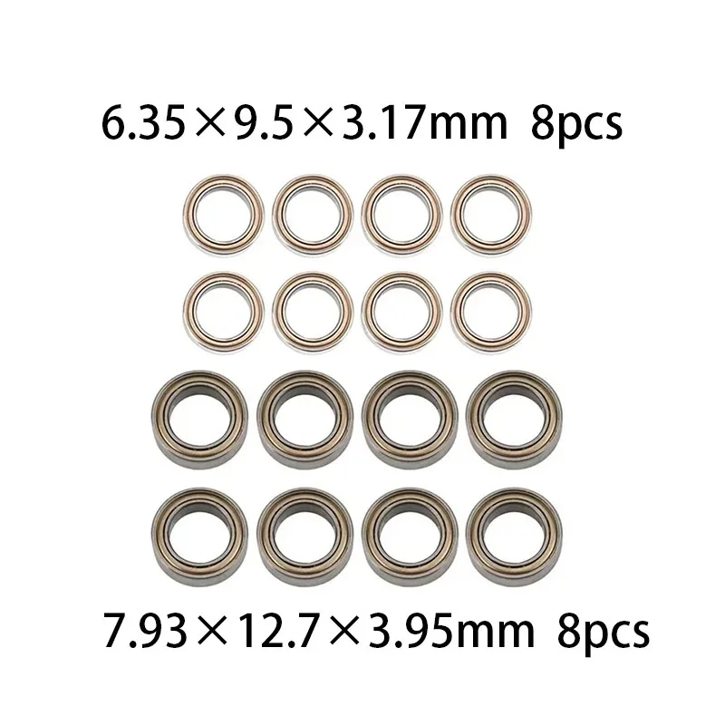 MJX 1/16 1/14 1/10 Full Series High Speed RC Car Ball Bearings For 16208 16209 14301 14302 10208 Off Road Truck Upgrade Parts - Image 5