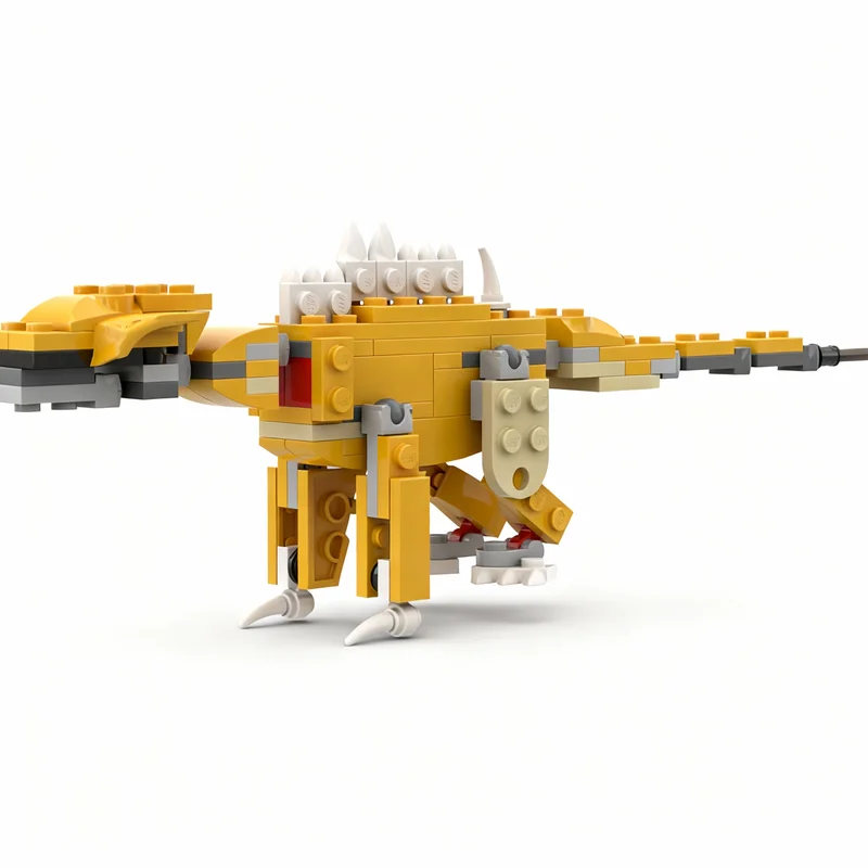 

100pcs MOC Crested Spine Drake 1 22 Creator 3 Model Building Blocks Construction Toy Christmas Gifts DIY Creative Idea Education