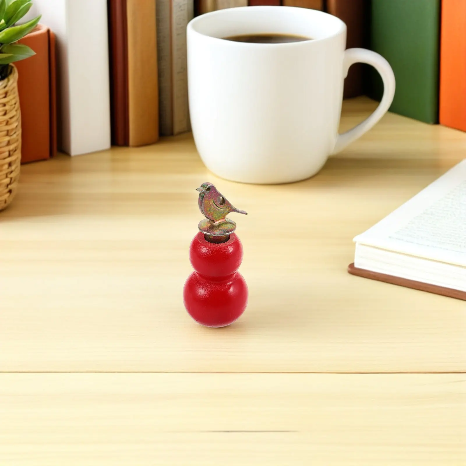 Wooden Bird Call Whistle – Natural Gourd-Shaped Hand Whistle for Outdoor Training, Bird Watching & Festivals