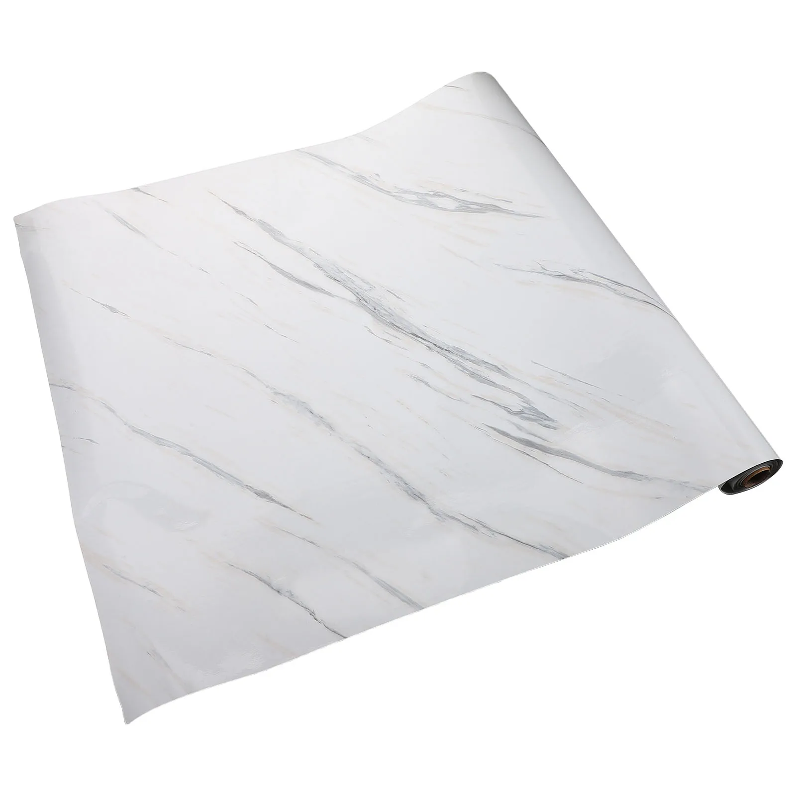 

Self Adhesive Wallpaper Peel And Stick Removable White Aluminum Foil Pet Waterproof Kitchen Decor Marble Modern Interior Design