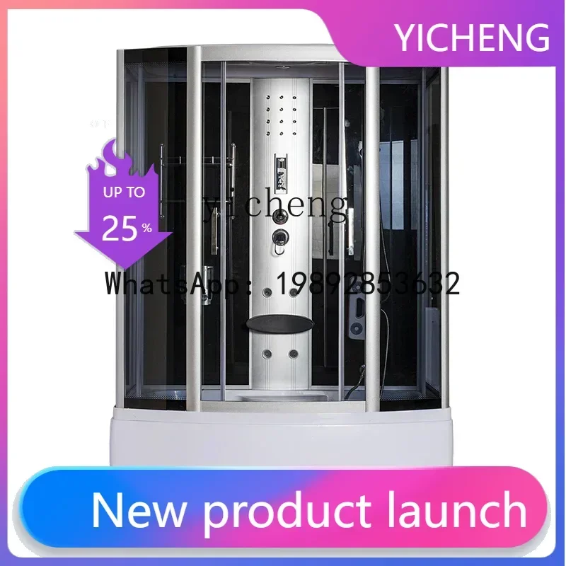 A2-2 integral shower room integrated household steam bath room with bath tub bathroom
