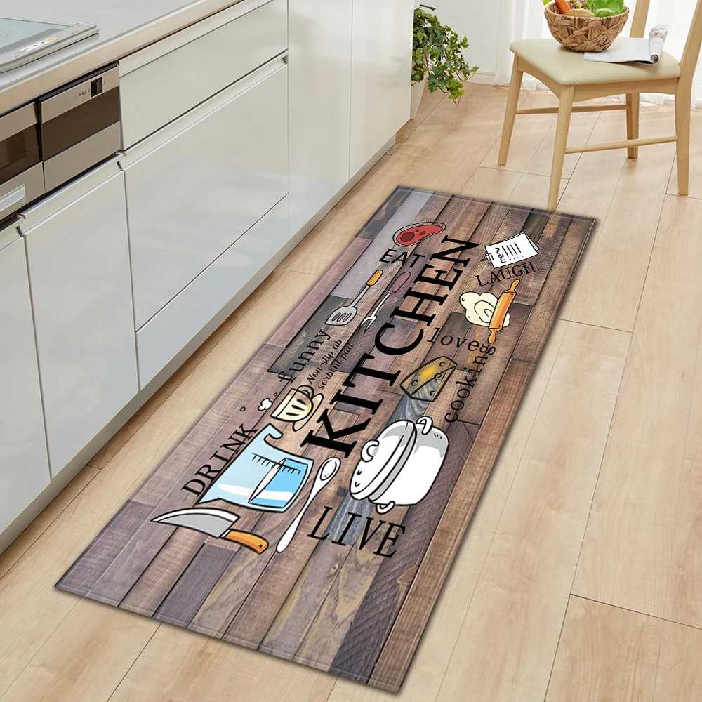 

Kitchen Mat Entrance Doormat Living Room Balcony Bath Decor Carpet House Bedroom Floor Hallway Bathroom Door Non-Slip Foot Rug