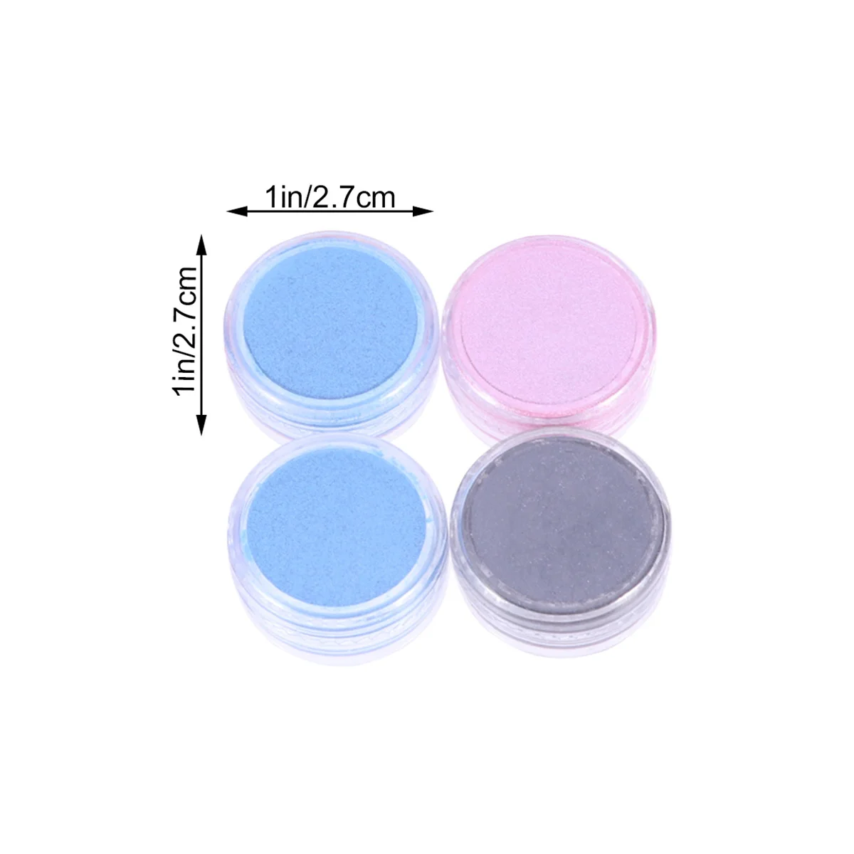 16Pcs Pearl Pigment Glitter Powder DIY Makeup Eyeshadow Lip Gloss Nail Polish Nail Art Face Pigment Eyeshadow Powder